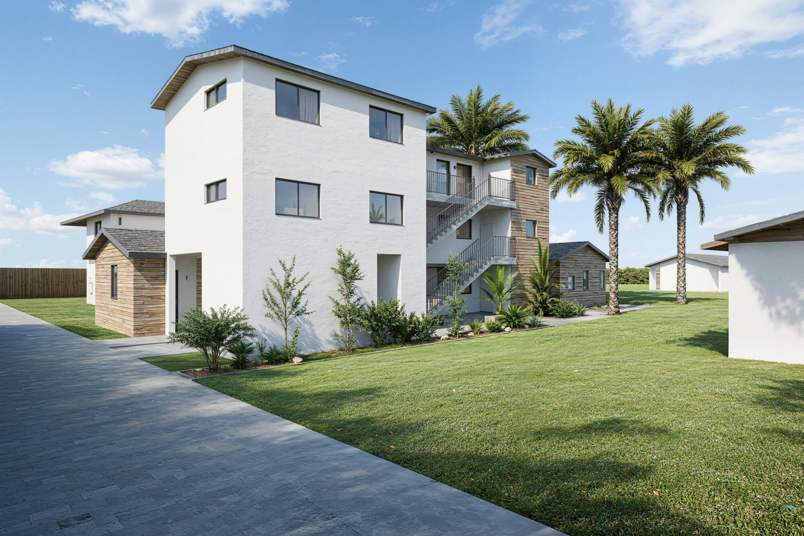 11 unit MDU and carport in San Diego